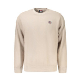 Sweat-shirt zippé beige pour homme, Norvège 1963