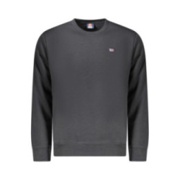 Sweat-shirt zippé noir pour homme Norvège 1963