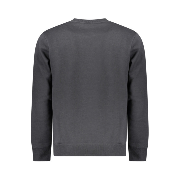 Sweat-shirt zippé noir pour homme Norvège 1963