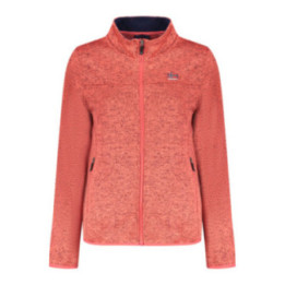 Sweat-shirt zippé rose pour femme, Norvège 1963