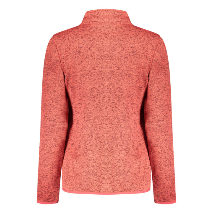 Sweat-shirt zippé rose pour femme, Norvège 1963