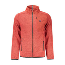 Sweat-shirt zippé rouge pour homme Norvège 1963