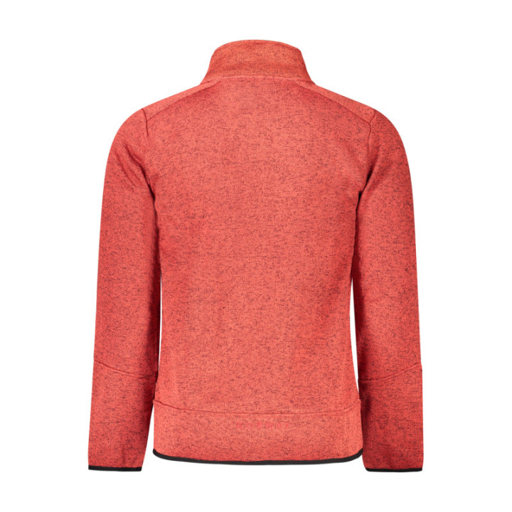 Sweat-shirt zippé rouge pour homme Norvège 1963