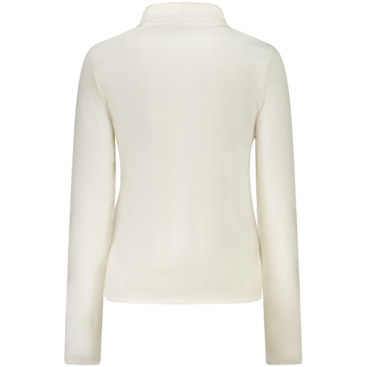 SWEAT-SHIRT FEMME BLANC À FERMETURE ÉCLAIR NORVÈGE 1963