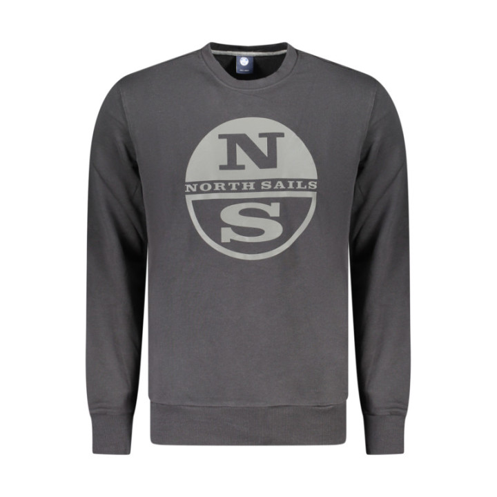 Sweat-shirt zippé noir pour homme North Sails