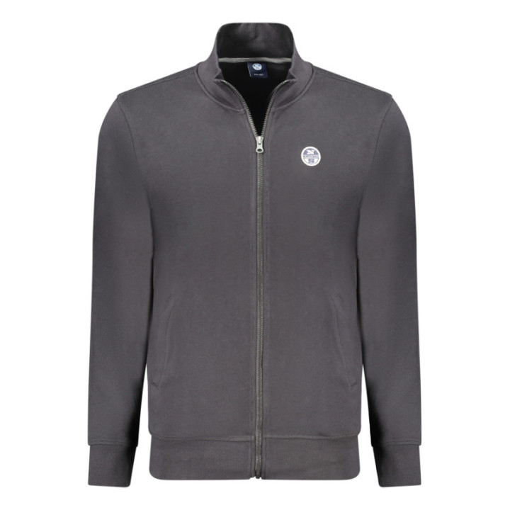 Sweat-shirt zippé noir pour homme North Sails