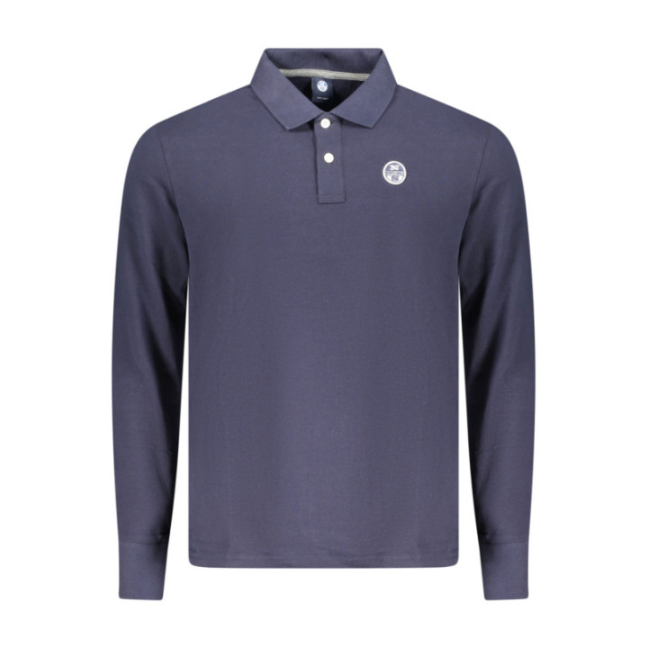 POLO À MANCHES LONGUES POUR HOMME NORTH SAILS, BLEU