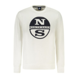 Sweat zippé North Sails pour homme, blanc