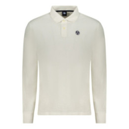 POLO À MANCHES LONGUES POUR HOMME NORTH SAILS BLANC