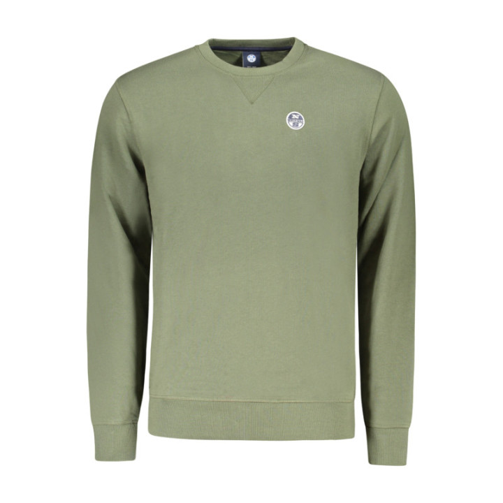 Sweat zippé pour homme North Sails, vert