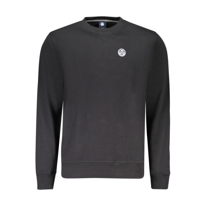 Sweat-shirt zippé noir pour homme North Sails