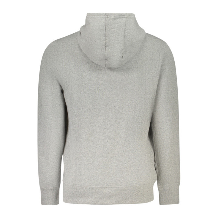 SWEAT-SHIRT GRIS À FERMETURE ÉCLAIR POUR HOMMES DE L'ACADÉMIE MILITAIRE