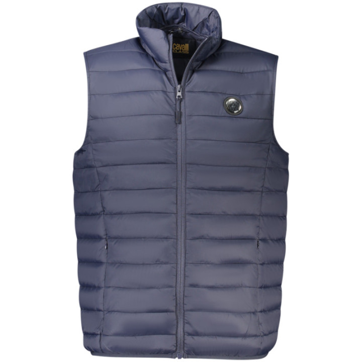 VESTE SANS MANCHES BLEUE POUR HOMMES CAVALLI CLASS