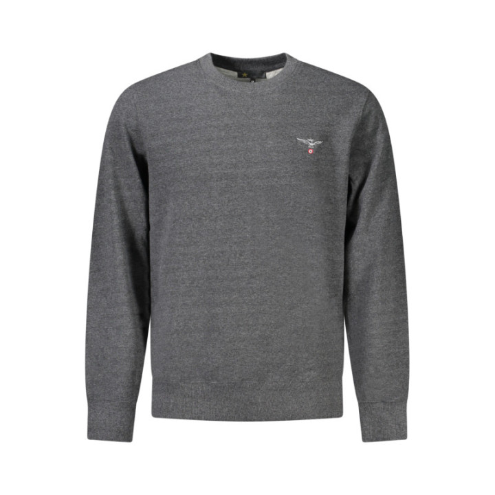 SWEAT-SHIRT ZIPPÉ POUR HOMMES DE L'ACADÉMIE MILITAIRE, GRIS