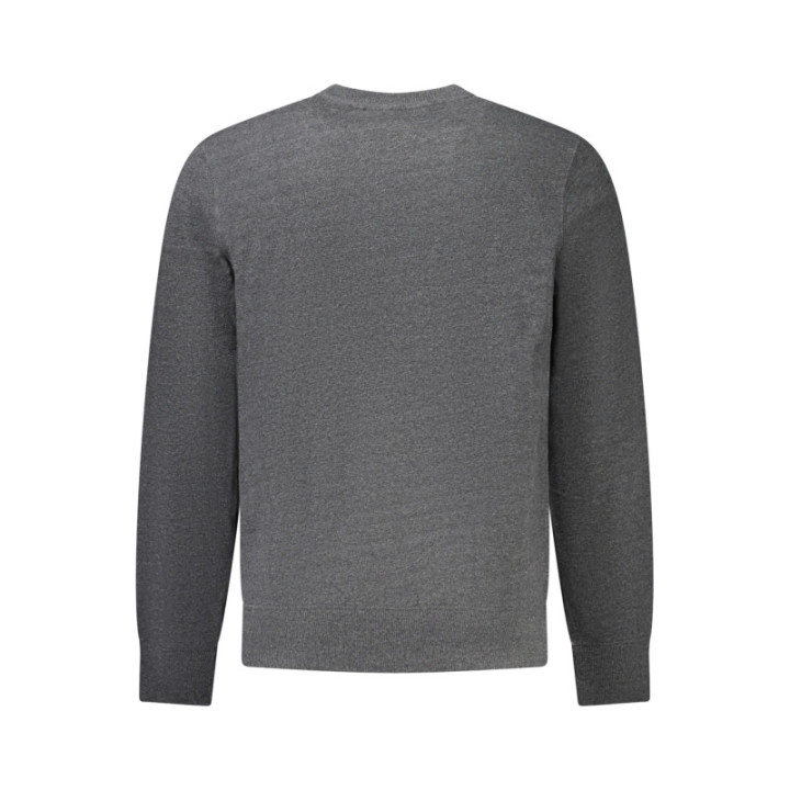 SWEAT-SHIRT ZIPPÉ POUR HOMMES DE L'ACADÉMIE MILITAIRE, GRIS