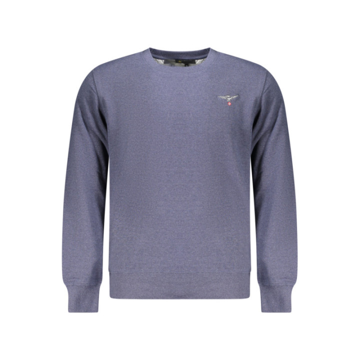 SWEAT-SHIRT BLEU À FERMETURE ÉCLAIR POUR HOMMES DE L'ACADÉMIE MILITAIRE