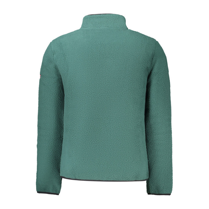 Sweat-shirt zippé vert pour homme Norvège 1963
