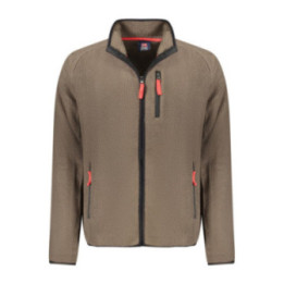 Sweat-shirt zippé marron pour homme Norvège 1963