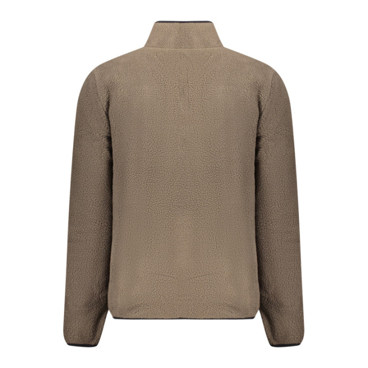 Sweat-shirt zippé marron pour homme Norvège 1963