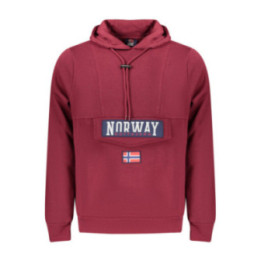 Sweat-shirt zippé violet pour homme Norvège 1963