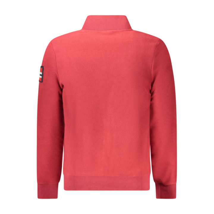 SWEAT-SHIRT ROUGE À FERMETURE ÉCLAIR POUR HOMMES NORVÈGE 1963