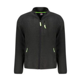Sweat-shirt zippé noir pour homme Norvège 1963