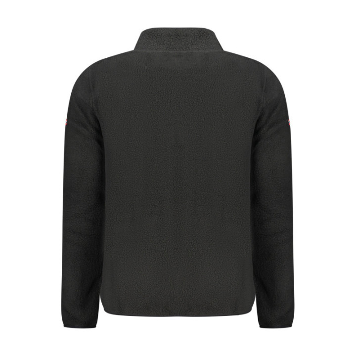 Sweat-shirt zippé noir pour homme Norvège 1963