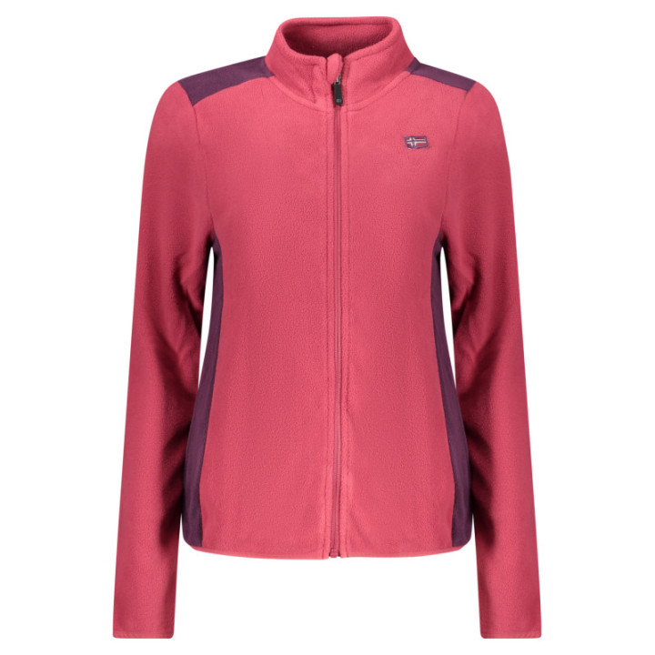 SWEAT-SHIRT FEMME ROSE À FERMETURE ÉCLAIR NORVÈGE 1963