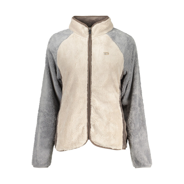 SWEAT-SHIRT BEIGE À FERMETURE ÉCLAIR POUR FEMMES NORVÈGE 1963