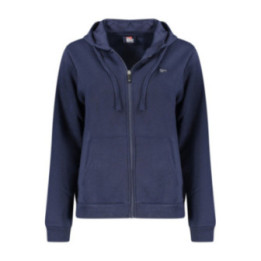 SWEAT-SHIRT FEMME BLEU À FERMETURE ÉCLAIR NORVÈGE 1963