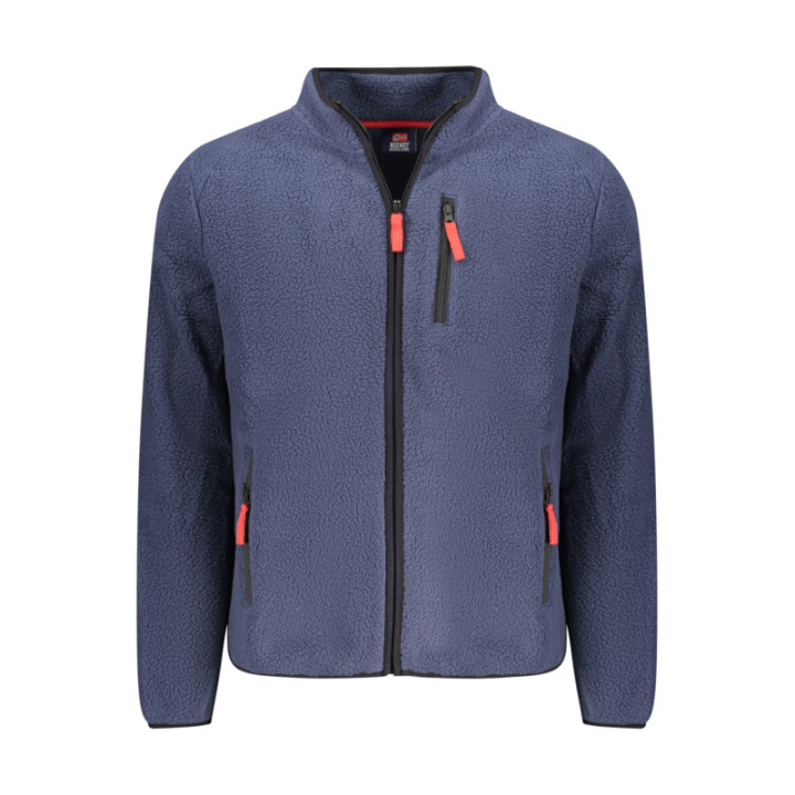 SWEAT-SHIRT ZIPPÉ BLEU POUR HOMME NORVÈGE 1963
