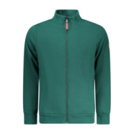 Sweat-shirt zippé vert pour homme Norvège 1963