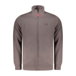 Sweat-shirt zippé marron pour homme Norvège 1963