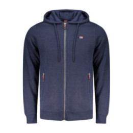 SWEAT-SHIRT ZIPPÉ BLEU POUR HOMME NORVÈGE 1963