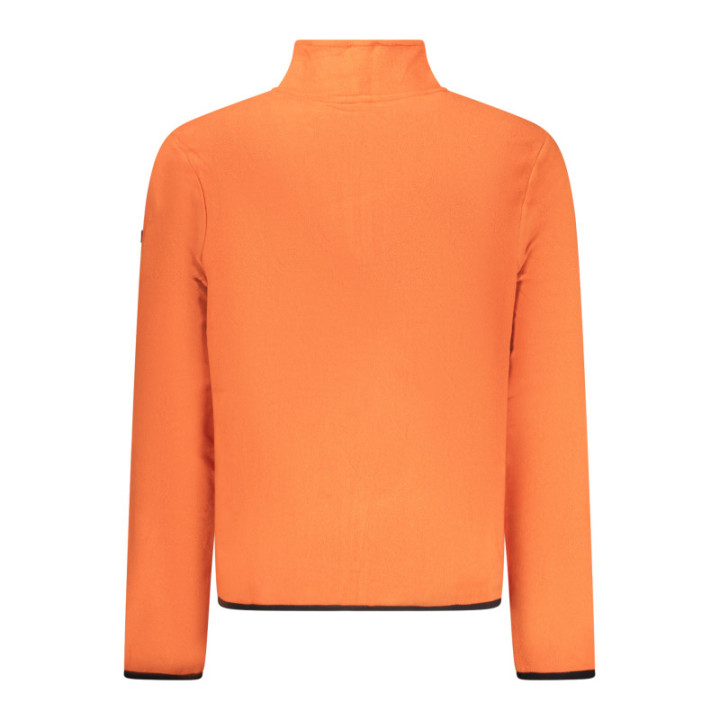Sweat-shirt zippé orange pour homme Norvège 1963