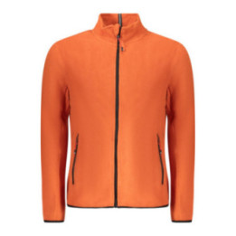 Sweat-shirt zippé orange pour homme Norvège 1963