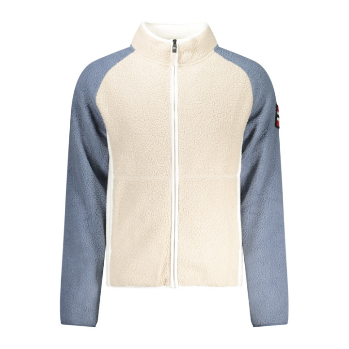 Sweat-shirt zippé beige pour homme Norvège 1963