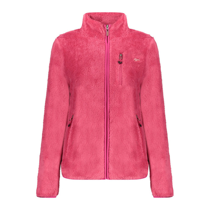 SWEAT-SHIRT FEMME ROSE À FERMETURE ÉCLAIR NORVÈGE 1963