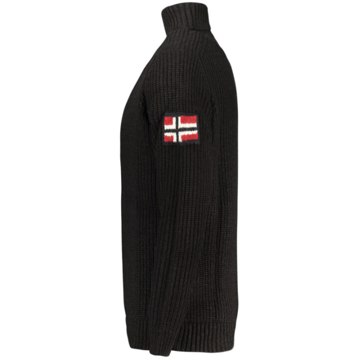 PULL NOIR POUR HOMME NORVÈGE 1963