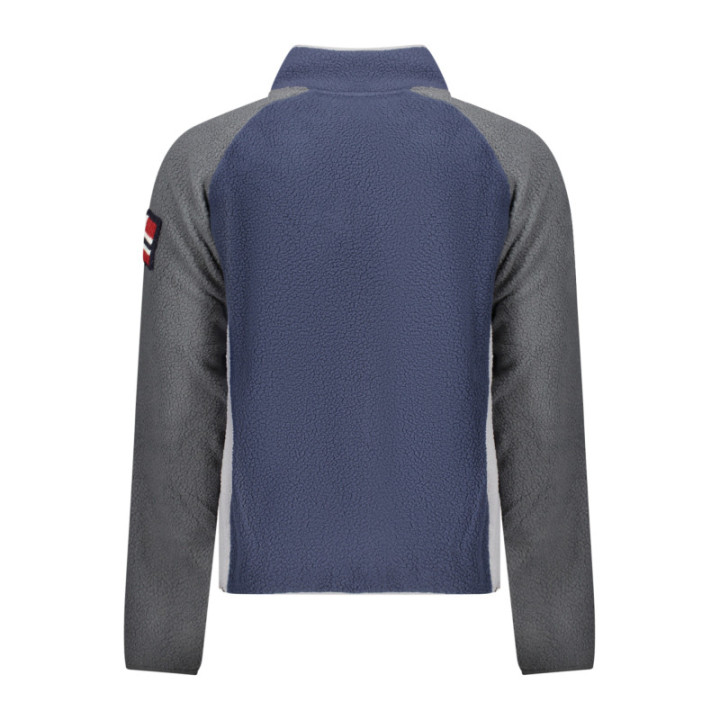 SWEAT-SHIRT ZIPPÉ BLEU POUR HOMME NORVÈGE 1963