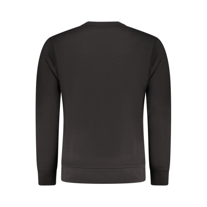 SWEAT-SHIRT NOIR À FERMETURE ÉCLAIR POUR HOMMES RIFLE