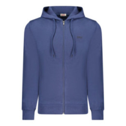 SWEAT-SHIRT ZIPPÉ BLEU POUR HOMME RIFLE