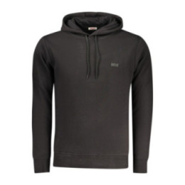 SWEAT-SHIRT NOIR À FERMETURE ÉCLAIR POUR HOMMES RIFLE