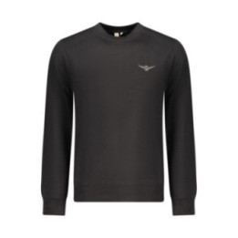 SWEAT-SHIRT NOIR À FERMETURE ÉCLAIR POUR HOMMES DE L'ACADÉMIE MILITAIRE