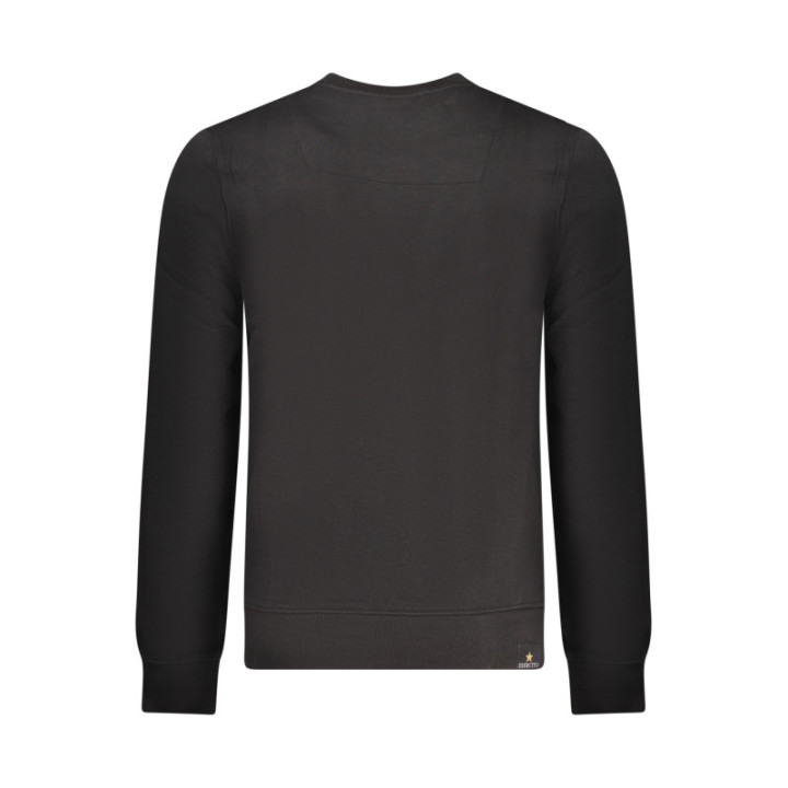 SWEAT-SHIRT NOIR À FERMETURE ÉCLAIR POUR HOMMES DE L'ACADÉMIE MILITAIRE