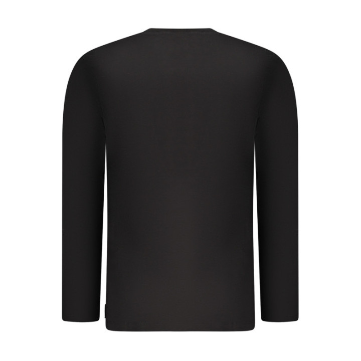 T-shirt noir à manches longues pour homme US GRAND