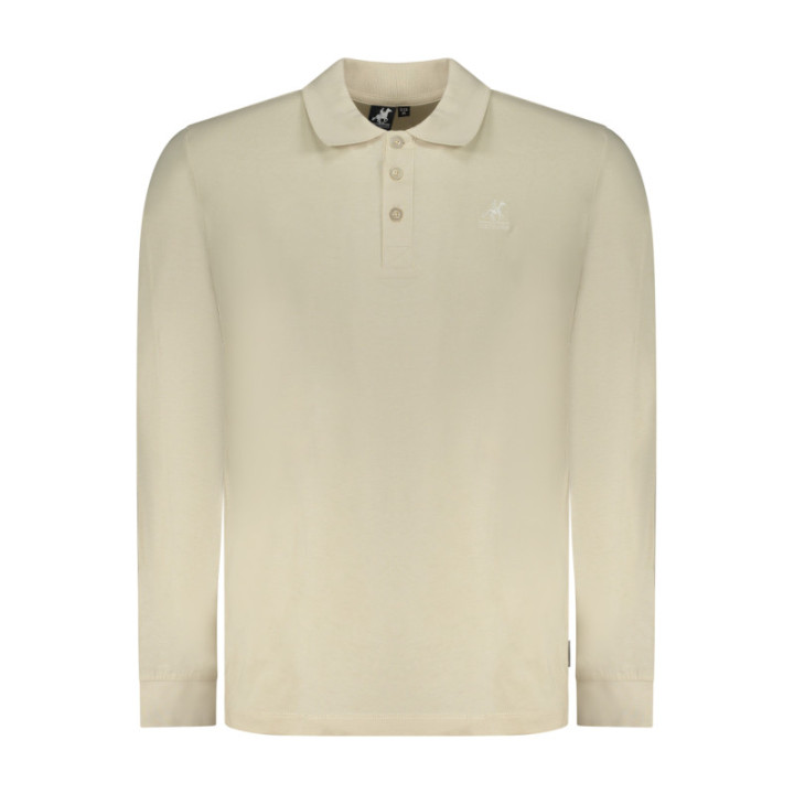 T-shirt beige à manches longues pour homme US GRAND