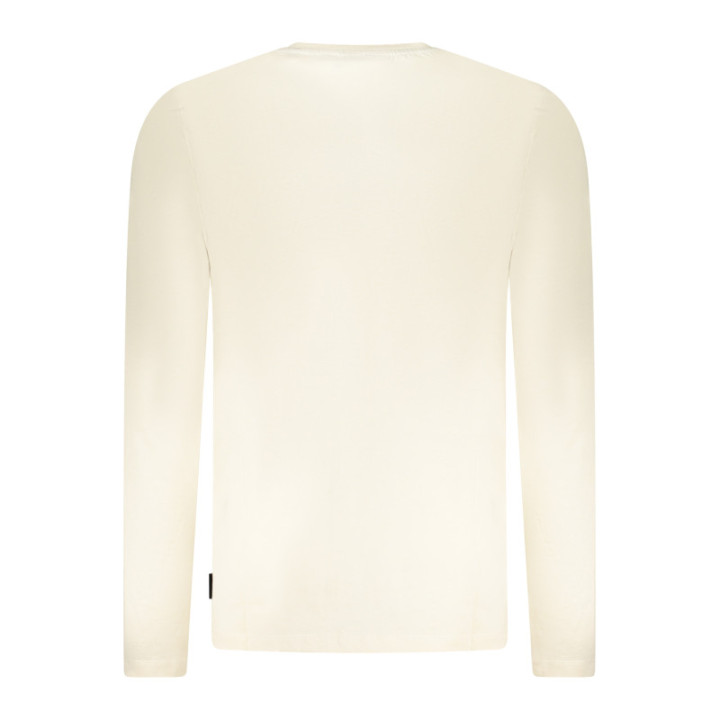 T-shirt beige à manches longues pour homme US GRAND