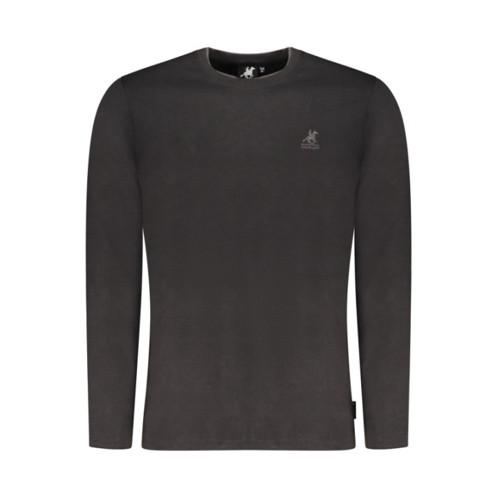 T-shirt noir à manches longues pour homme US GRAND