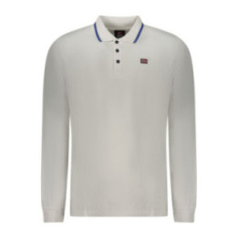 Polo blanc à manches longues pour homme, Norvège 1963